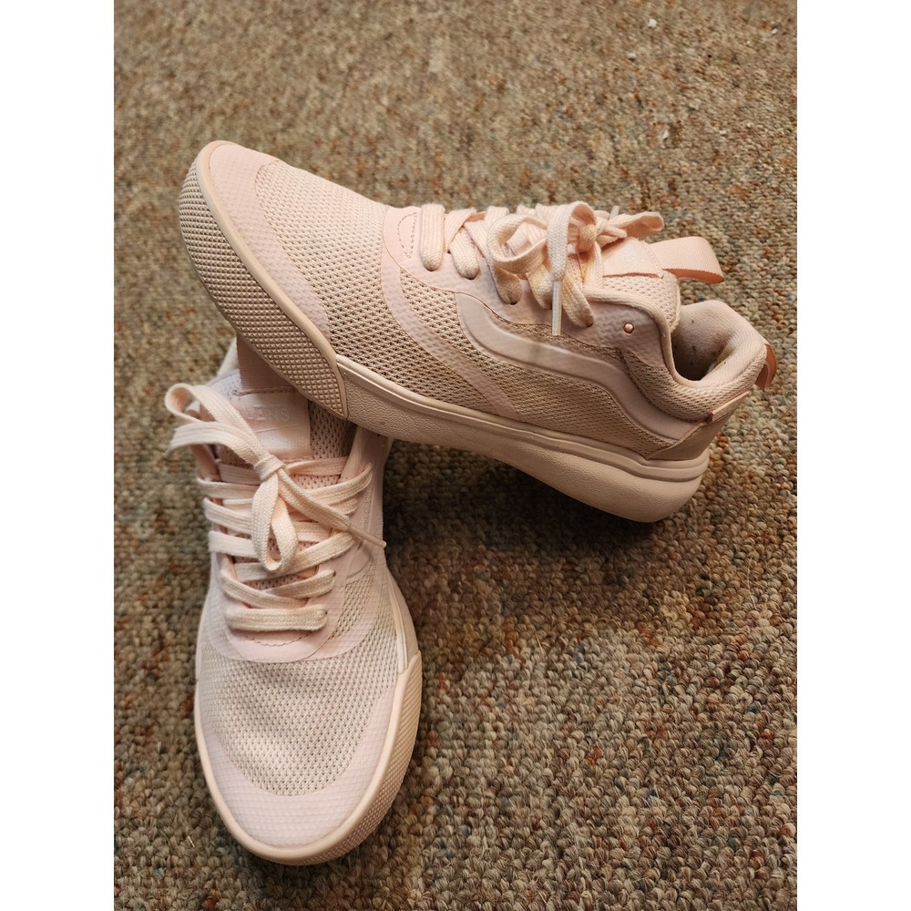 Vans UltraRange Rapidweld Pink Suede Mesh Sneakers Womens 7 Mens 5.5